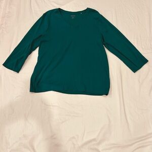 Chico’s V-Neck 3/4 Sleeve T-Shirt- Size 2(L) - EUC
